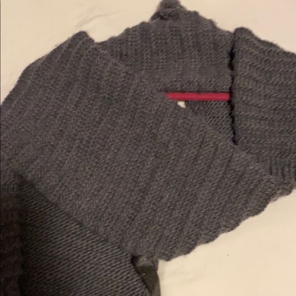 Grey wool long Zara Scarf - Picture 2 of 5